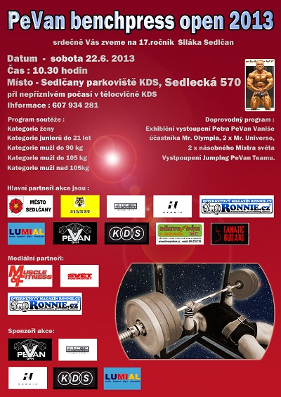 Silák Sedlčan - BenchPress 2013 Silák Sedlčan - BenchPress 2013